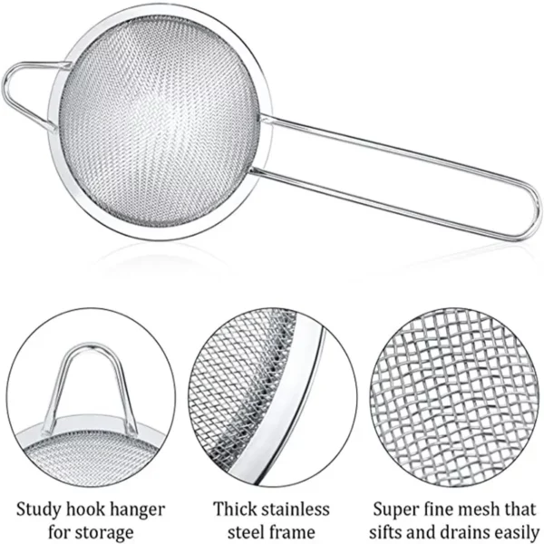 Cocktail Fine Mesh Strainer - Image 3